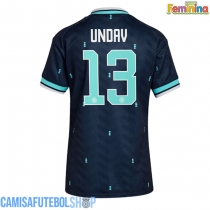 Camisa de time de futebol Alemanha Deniz Undav #13 Replicas 2º Equipamento Feminina Mundo 2026 Manga Curta